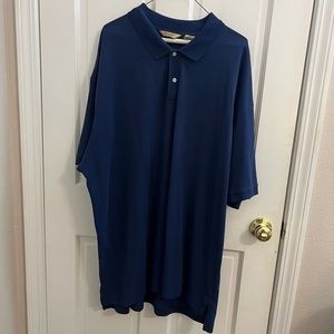 Men’s gold label polo. Size 3XB  Navy Blue.
